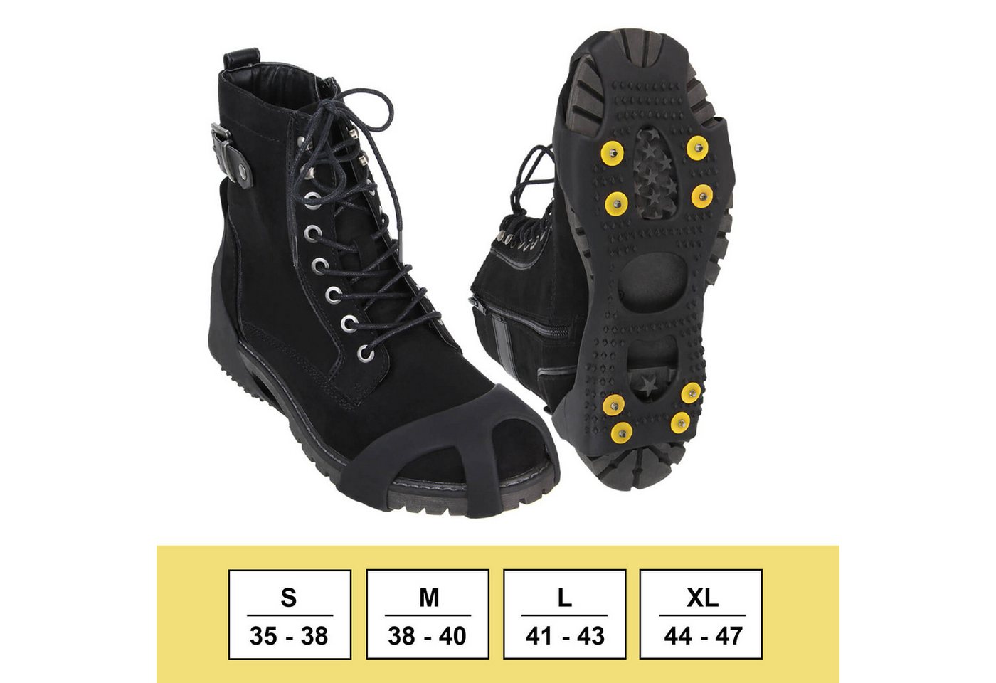 ALPIDEX Spikes ALPIDEX Anti Rutsch Schuh Spikes Ice Grips in verschiedenen Größen Bild 5