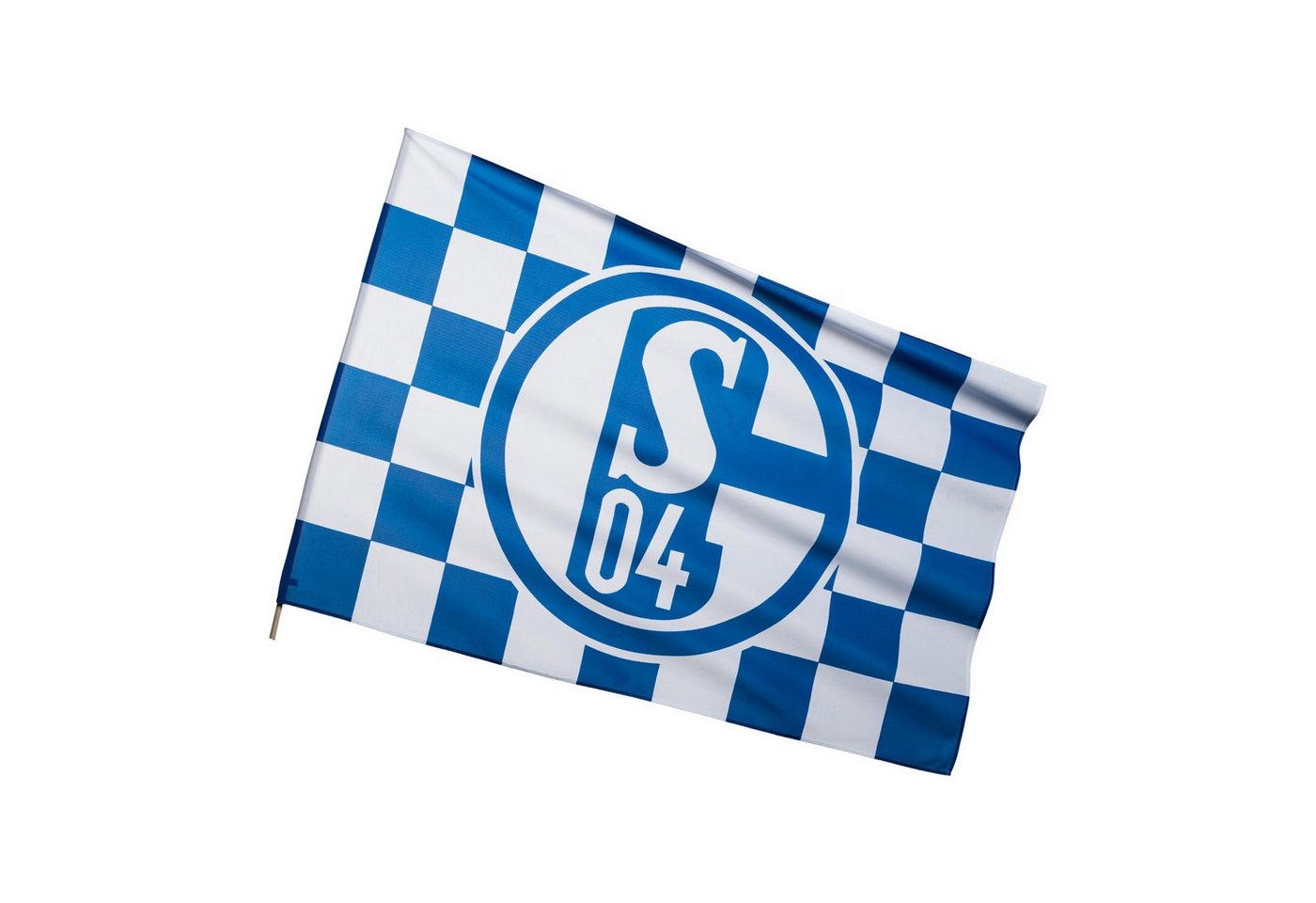 FC Schalke 04 Fahne Schwenkfahne Karo 60x90 cm