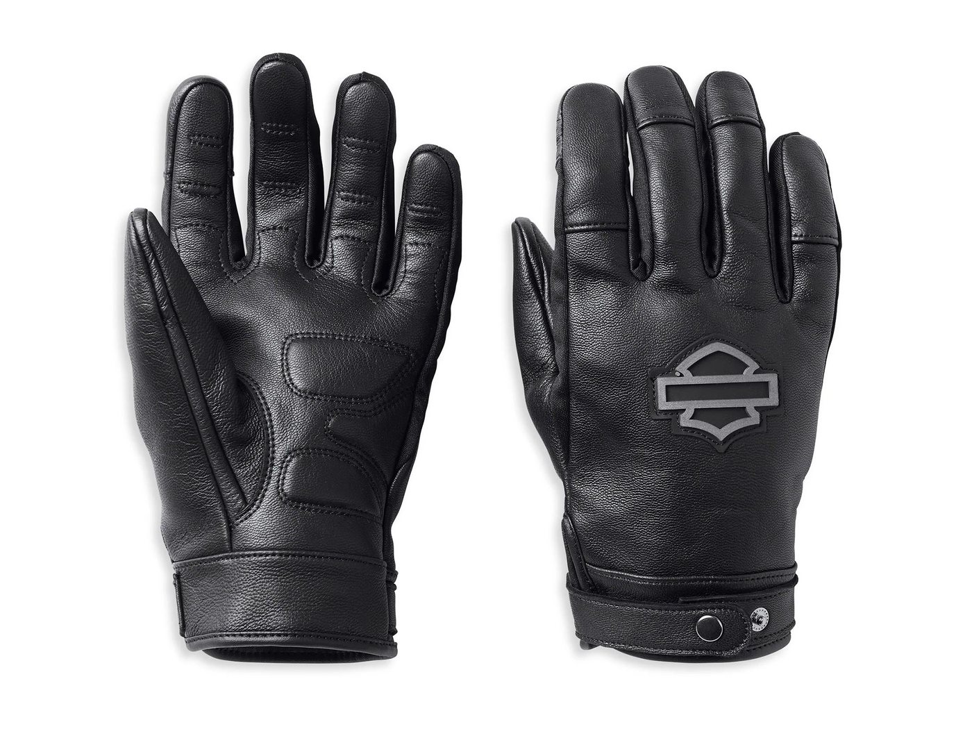 HARLEY-DAVIDSON Motorradhandschuhe Handschuhe Leder "Metropolitan" Schwarz