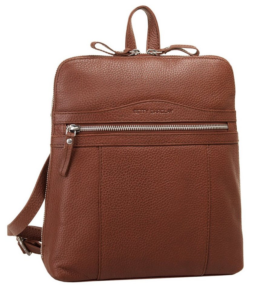 Betty Barclay Cityrucksack BETTY BARCLAY Damen echt Leder, echt Leder Bild 2