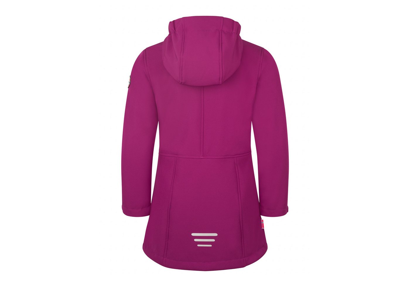 TROLLKIDS Softshellmantel GIRLS KRISTIANSAND COAT Softshellmantel, normal lang, aus Polyester und Elasthan, wasserdicht
