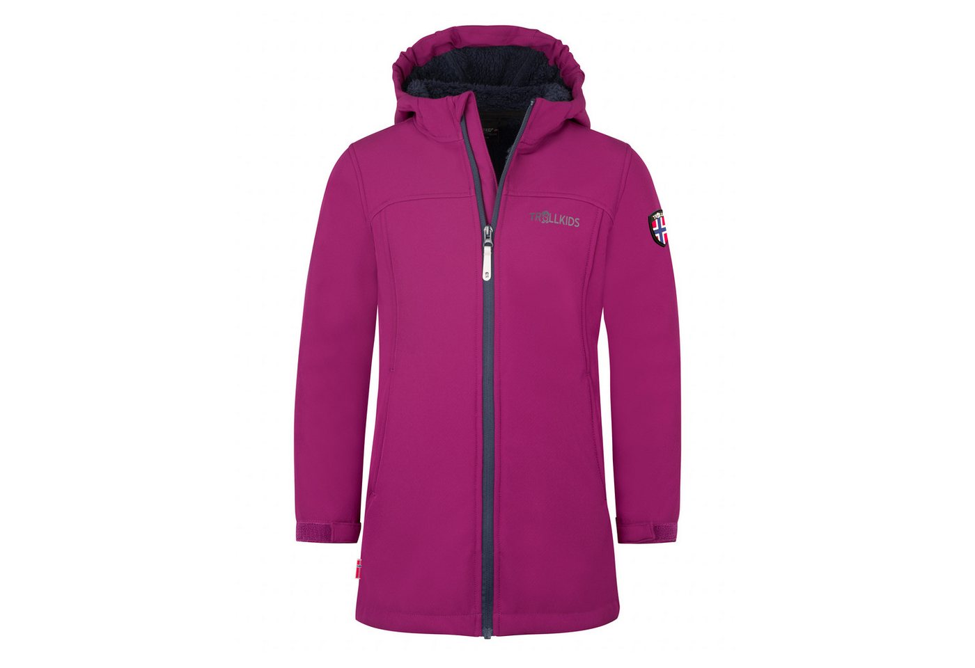 TROLLKIDS Softshellmantel GIRLS KRISTIANSAND COAT Softshellmantel, normal lang, aus Polyester und Elasthan, wasserdicht Bild 2