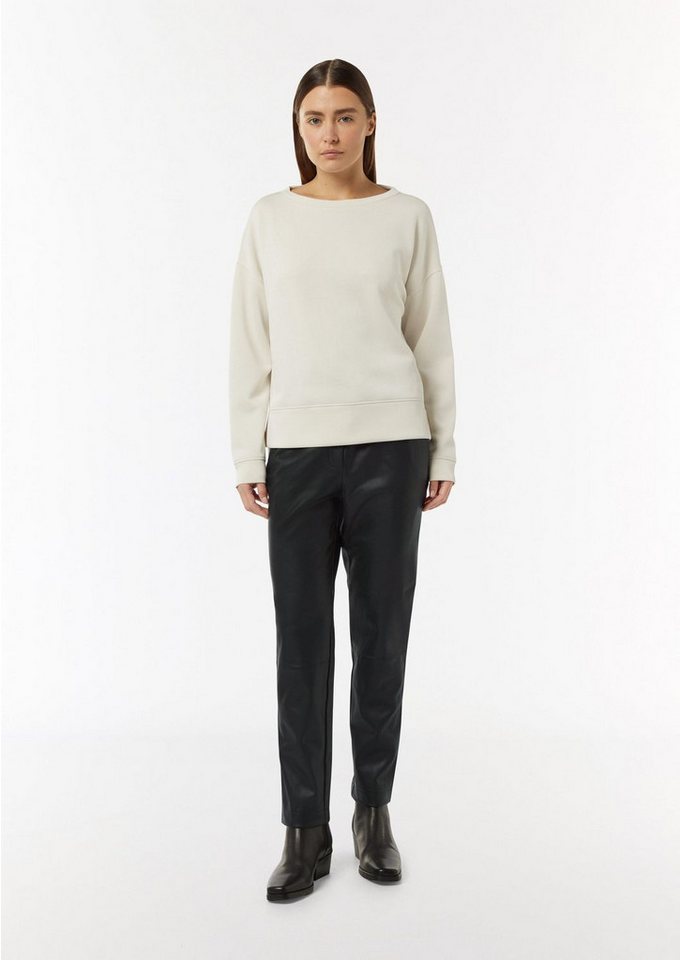 comma Jogger Pants Casual Joggpant, Lederoptik, Bindeband, Taschen Bild 3