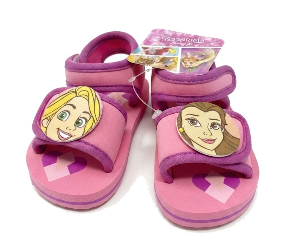 Princesses Disney Disney Princess Sandalen Mädchen Badeschuhe Klettverschluss Pink Badesandale Mädchen Badeschuhe Sandalen Schwimmbad Strand Bild 3