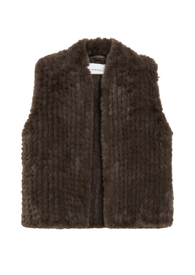 comma Outdoorjacke Outdoor-Weste Fake-Fur-Weste Bild 2