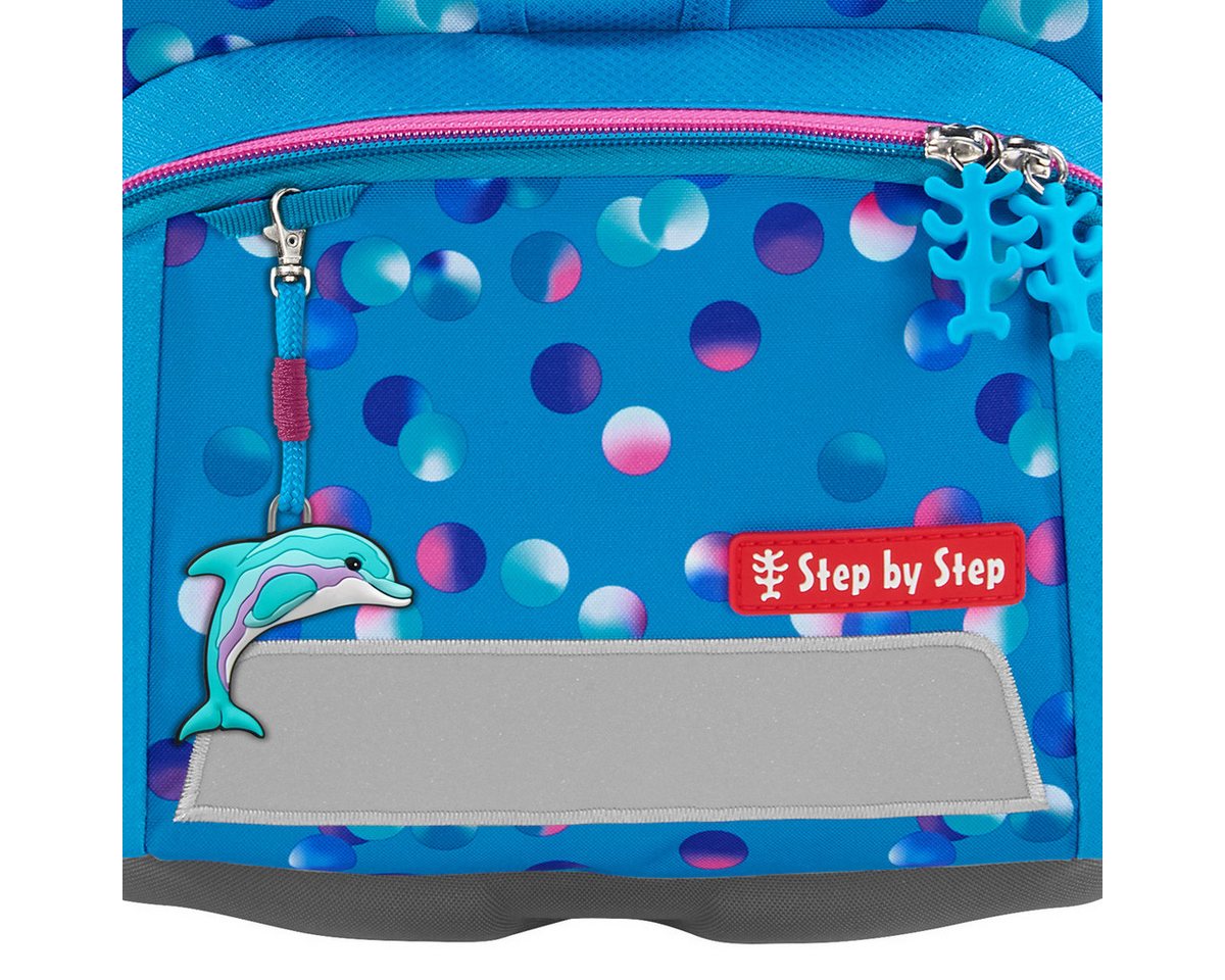 Step by Step Schulranzen-Patch Step by Step HAPPY CHARMS Dolphin 138364