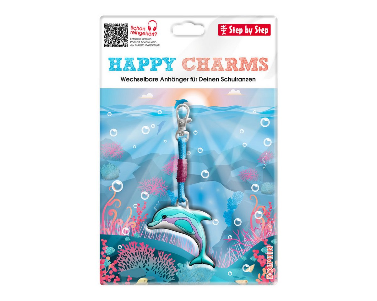 Step by Step Schulranzen-Patch Step by Step HAPPY CHARMS Dolphin 138364 Bild 2
