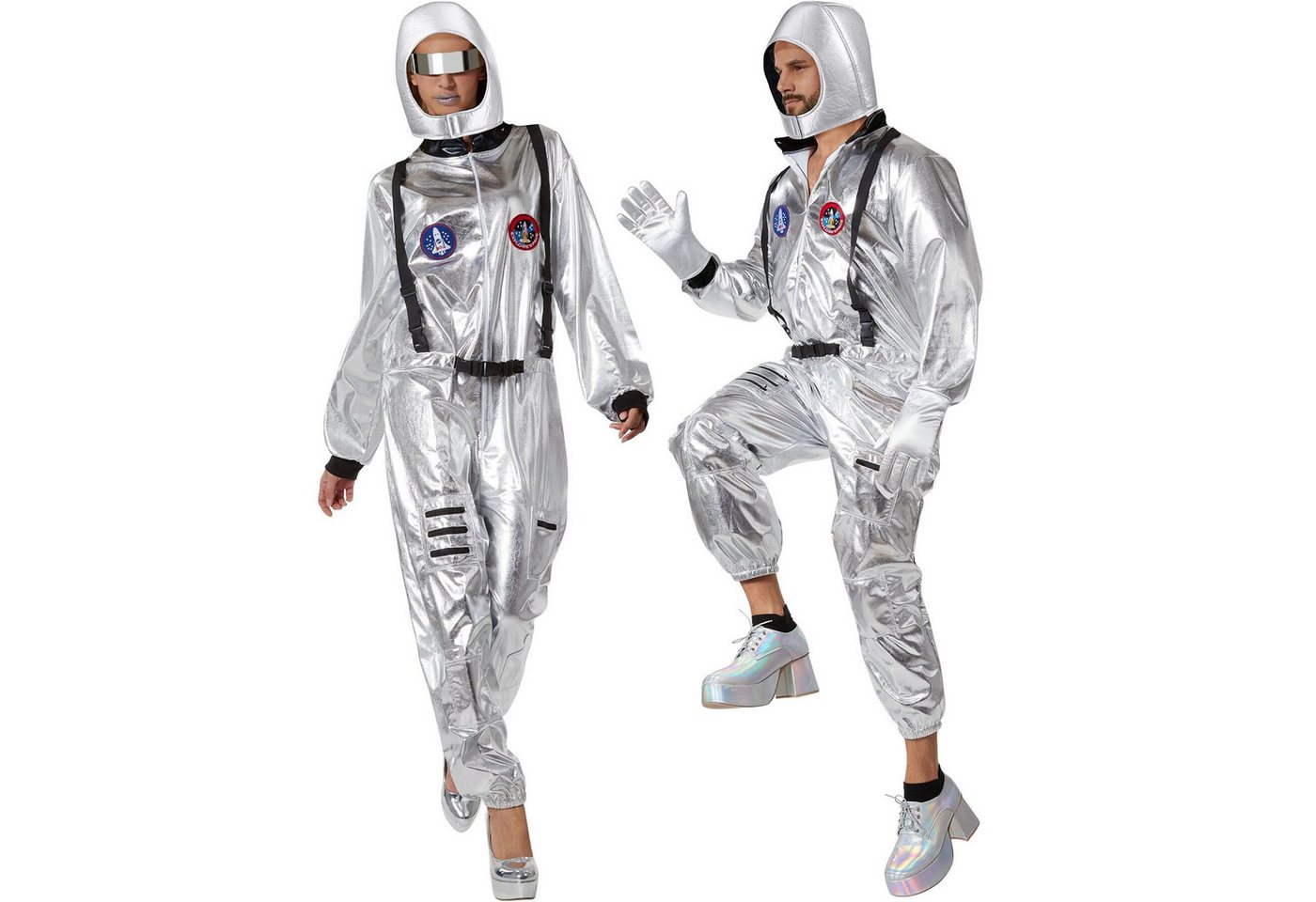 dressforfun Kostüm Unisexkostüm, Ideal für Fasching, Karneval und Mottofeiern., Futuristischer Look, Unisex-Design, hoher Komfort, pflegeleicht Bild 2
