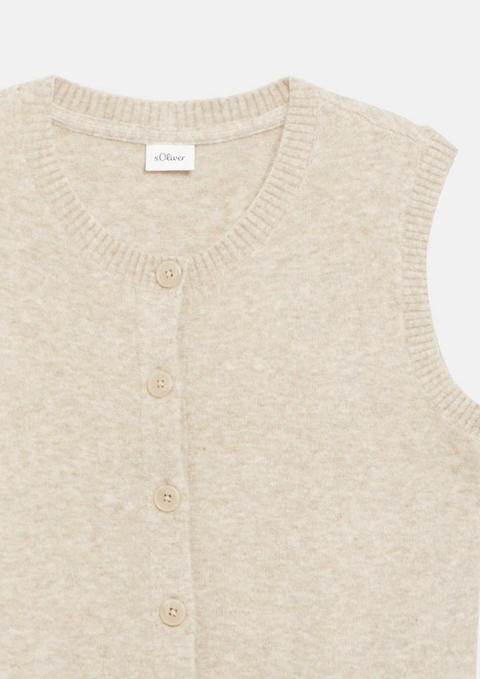 s.Oliver Funktionsweste Strickjacke Kuschelige Strickweste Bild 3