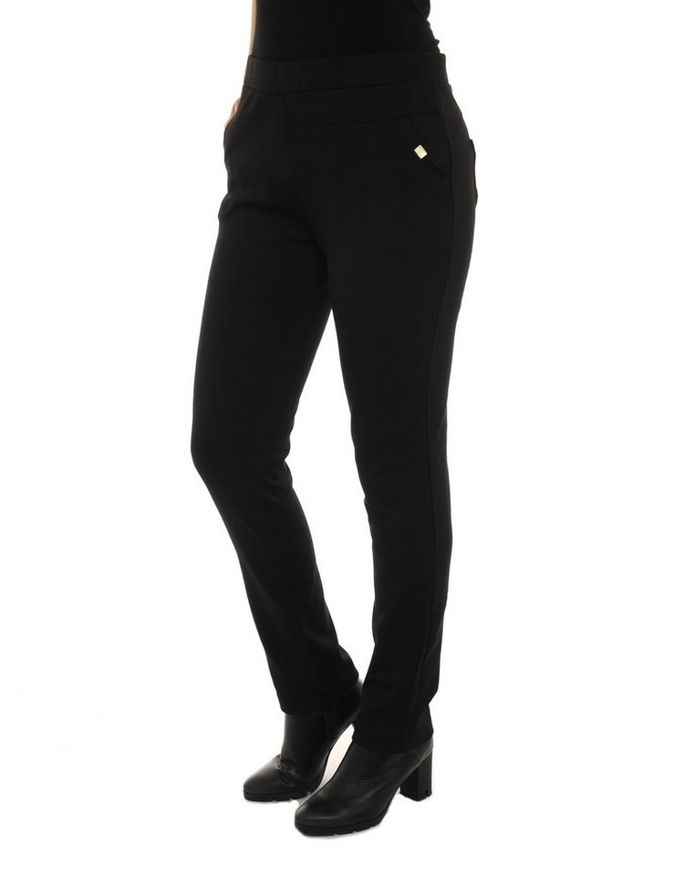 SYS Thermohose Schlupfhose Thermo Elegant gefütterte Damen Hose Stretchhose M Thermo, Fleece, gefüttert