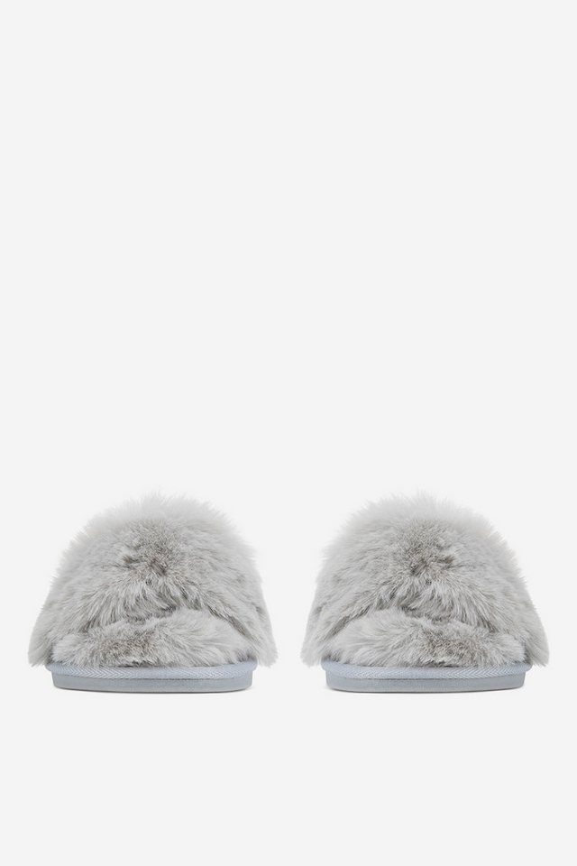 DeeZee DeeZee Damen Hausschuhe 38 grau 5903419601262 Hallenschuh