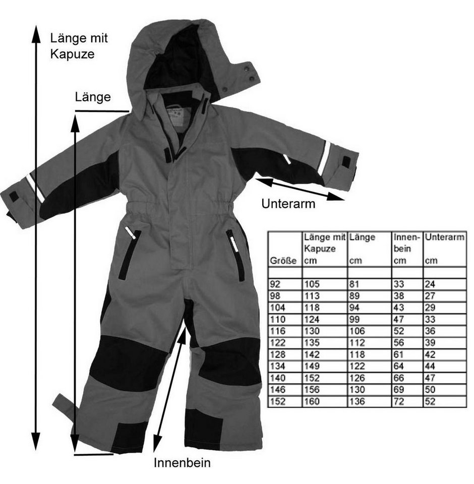 Maylynn Schneeoverall Softshell Skianzug Schneeanzug blau Bild 2