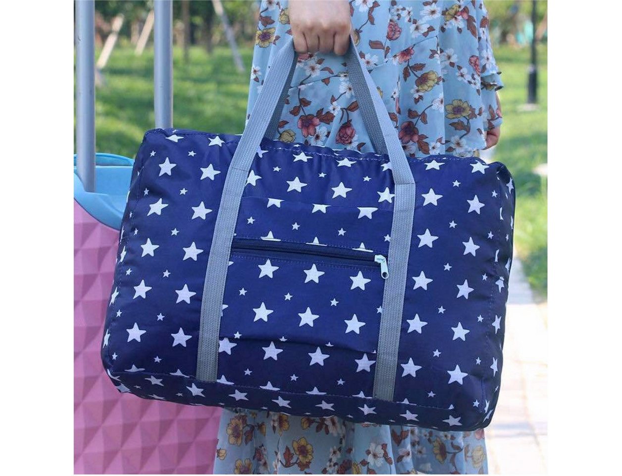 Coonoor Reisetasche Sporttasche Handgepäck Tasche für Flugzeug Reisetasche, Klein Faltbare Handgepäck Koffer Weekendertasc Bild 2