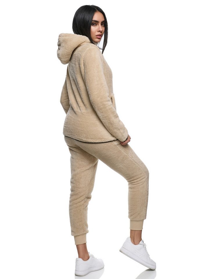 REPUBLIX Jogginganzug MADISON, Damen Plüsch Zweiteiler Hausanzug Training Sportanzug Jogginganzug Bild 4