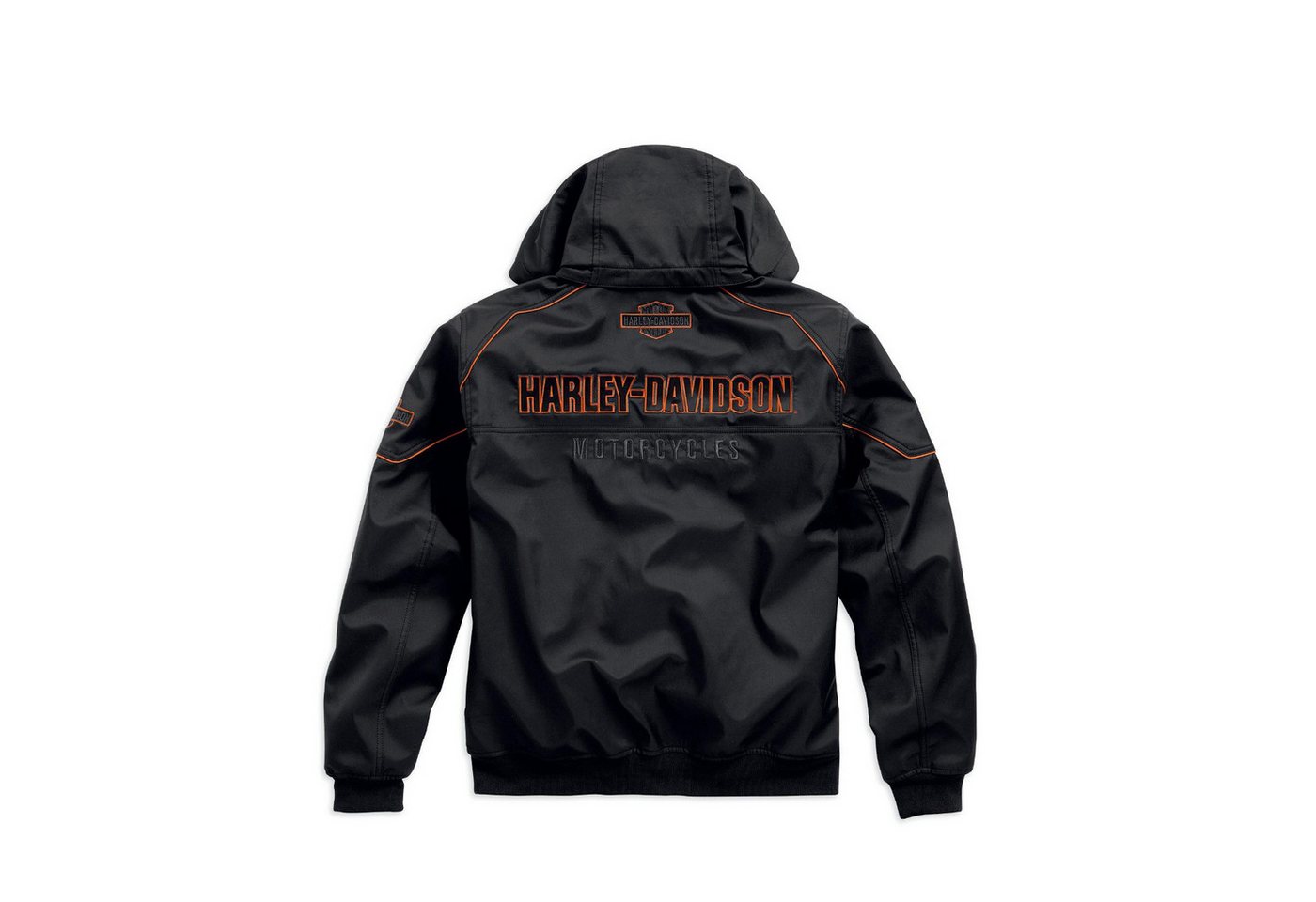 HARLEY-DAVIDSON Motorradjacke Idyll Performance Softshelljacke Herren Outdoor Jacke herausnehmbare Kapuze