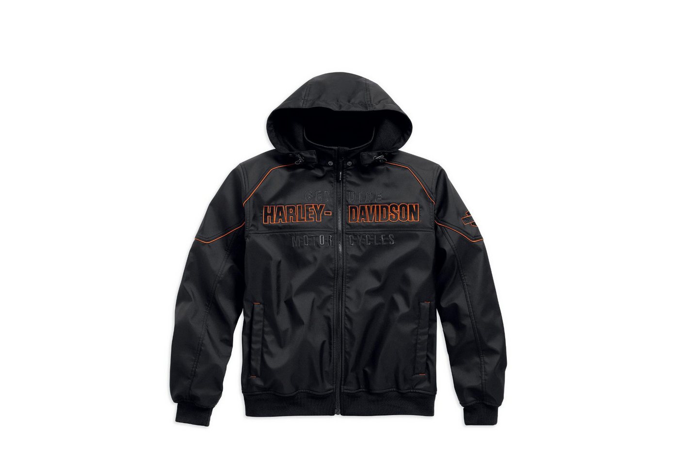 HARLEY-DAVIDSON Motorradjacke Idyll Performance Softshelljacke Herren Outdoor Jacke herausnehmbare Kapuze Bild 2