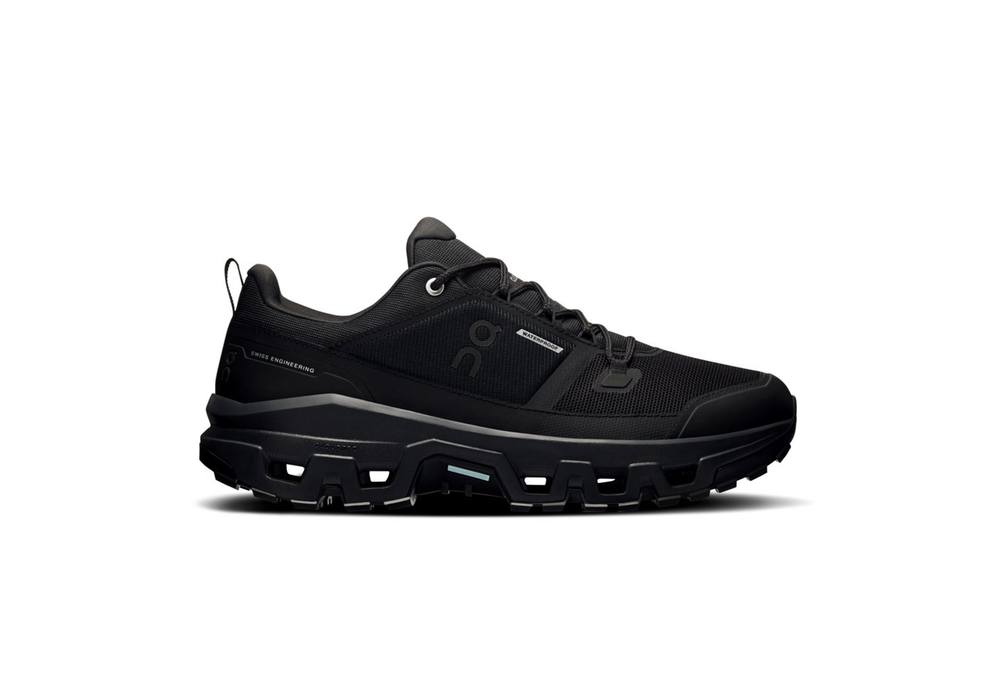 ON RUNNING Cloudrock Low WP BLACK / BLACK Wanderschuh Bild 4