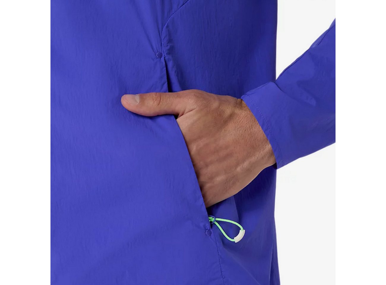 Asics Laufjacke Asics Road Packable Jacket Cobalt Burst Illuminate Green Bild 3