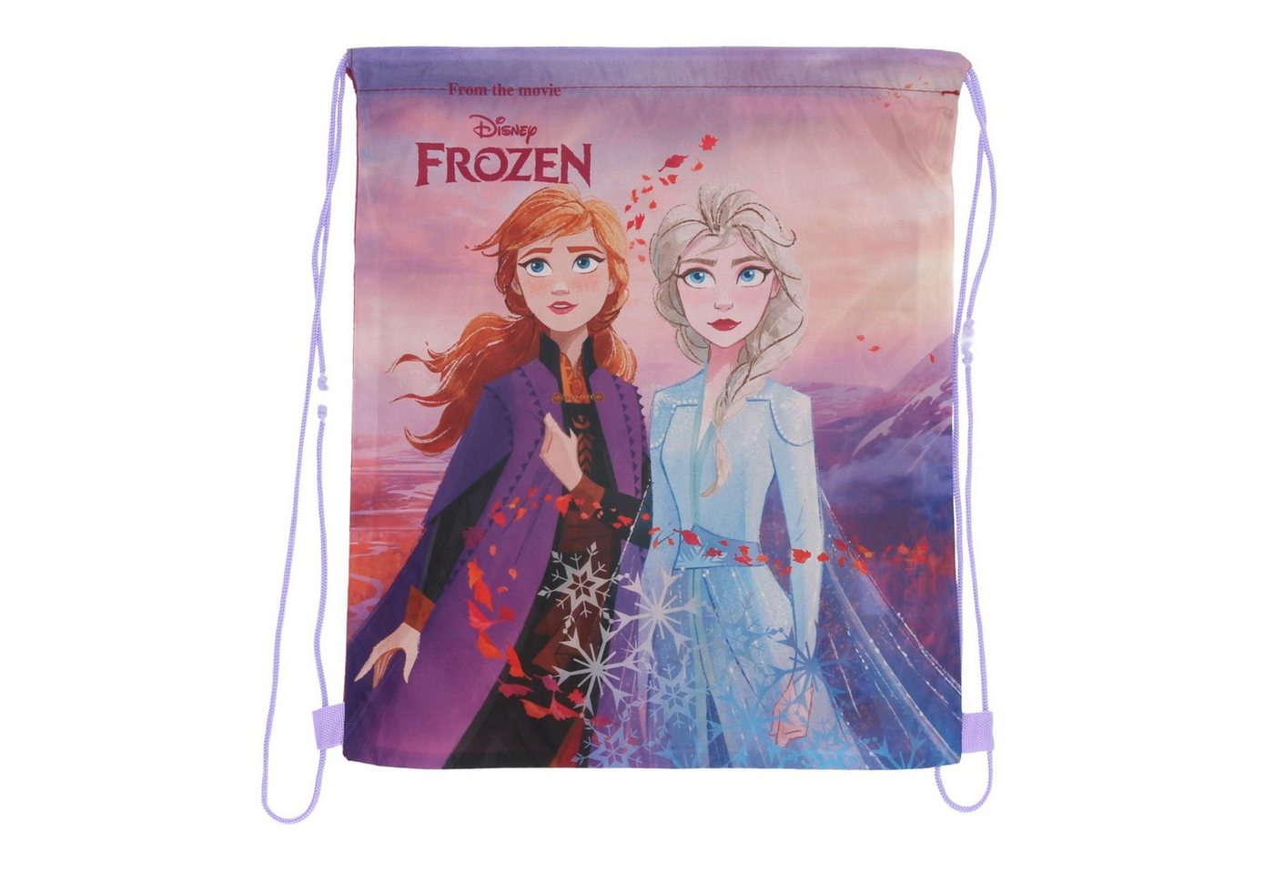 Disney Frozen Turnbeutel Gymbag für Mädchen für Alltag und Aktivitäten 35 × 40 cm