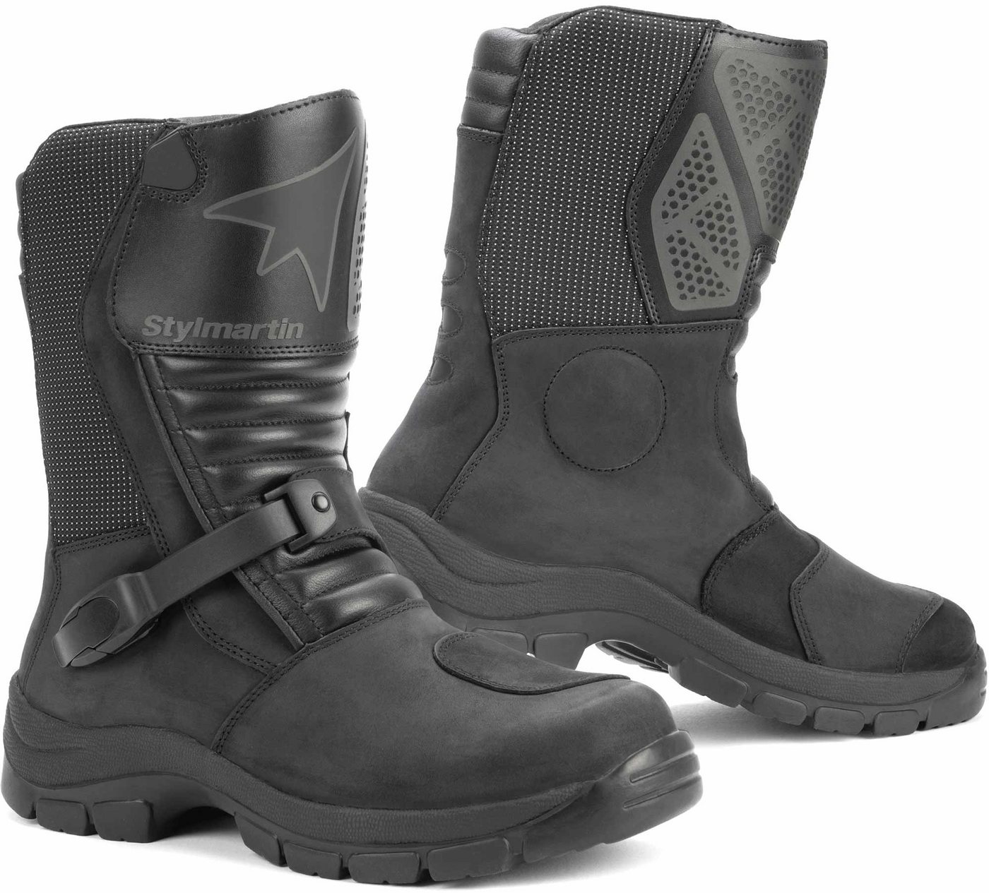Stylmartin Land wasserdichte Motorradstiefel Motorradstiefel Wasserdicht Atmungsaktiv reflektierende robust wasserdichte