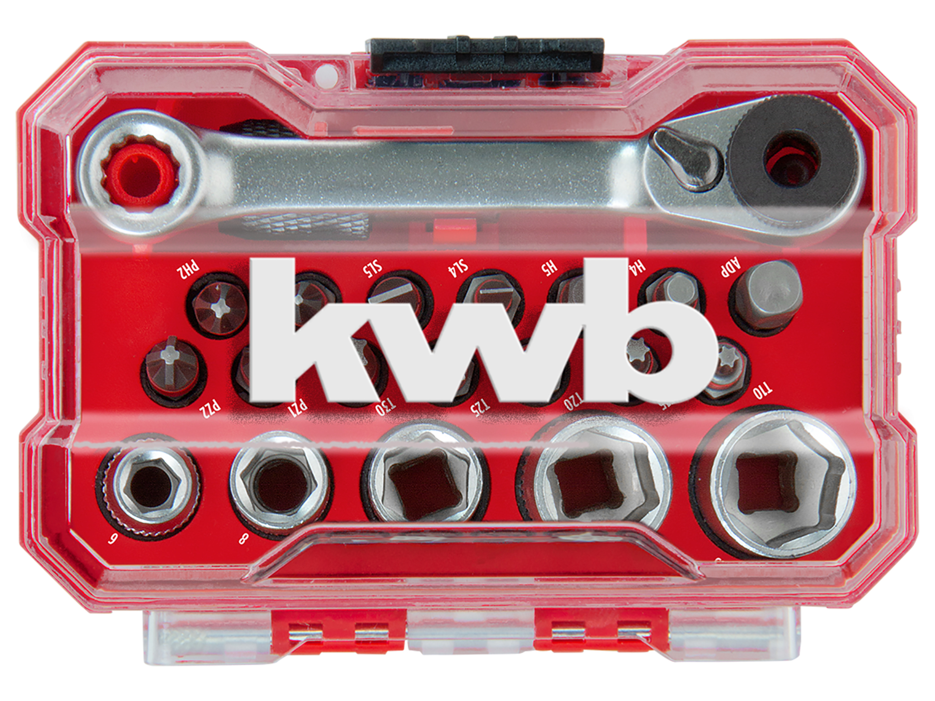 KWB XS-CASE Bitkassette, 21 teilig Bild 2