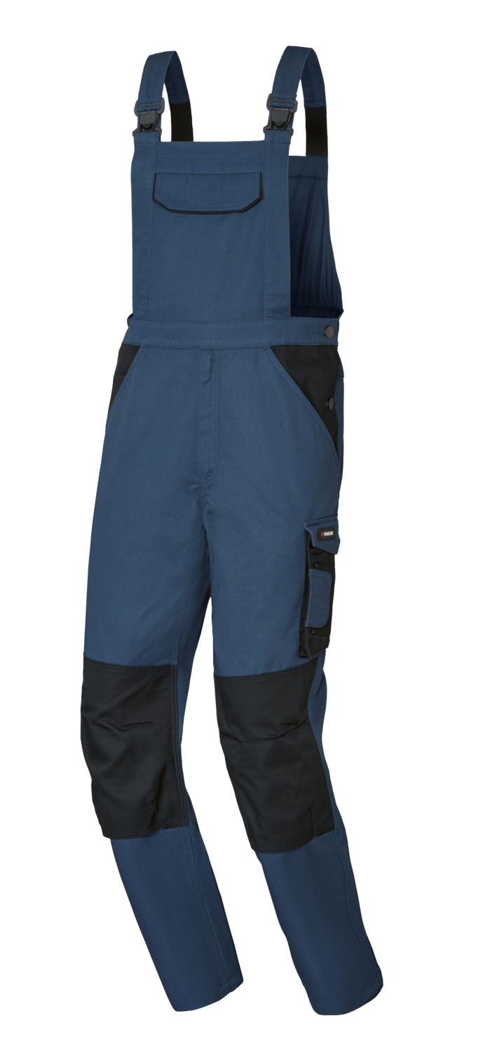 PARKSIDE® Gefütterte Herren Arbeitslatzhose (Schwarz/blau, M (48/50))