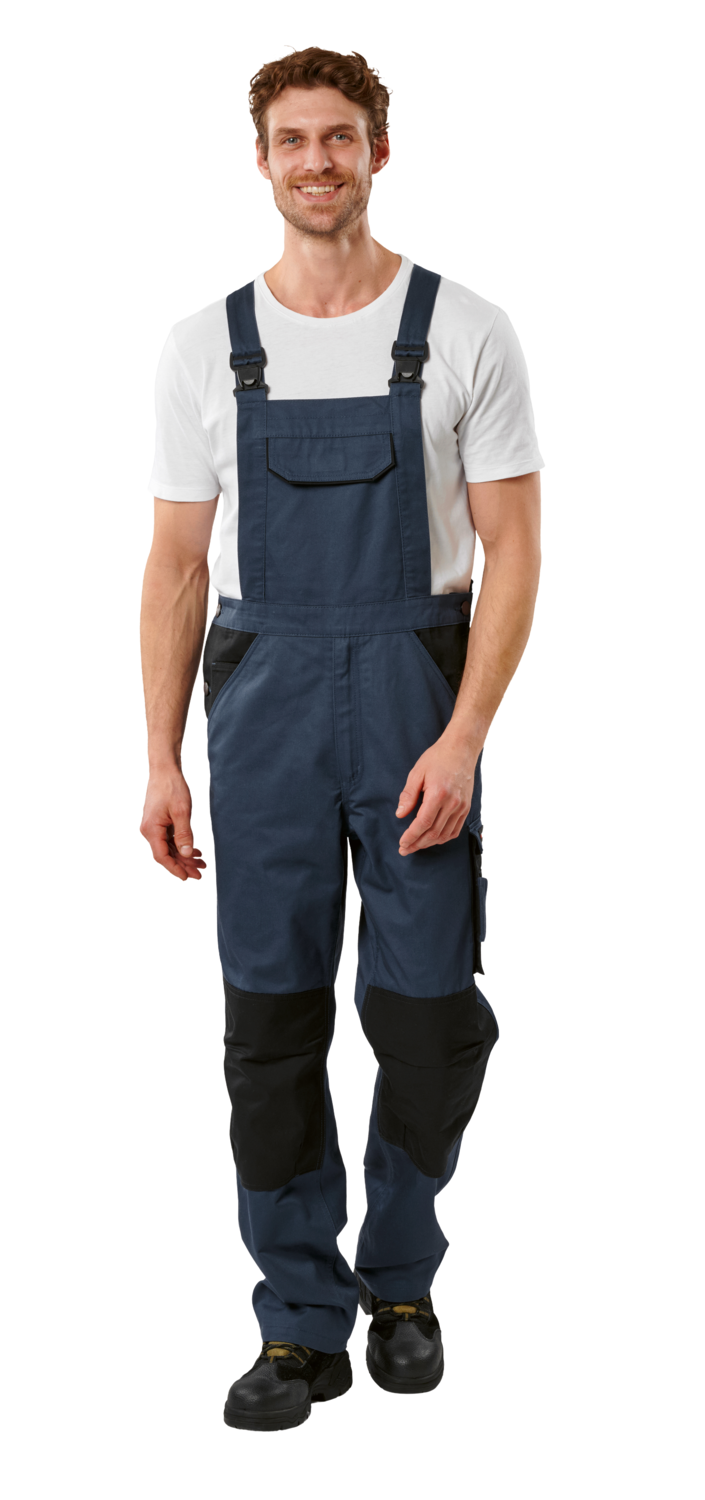 PARKSIDE® Gefütterte Herren Arbeitslatzhose (Schwarz/blau, M (48/50)) Bild 2