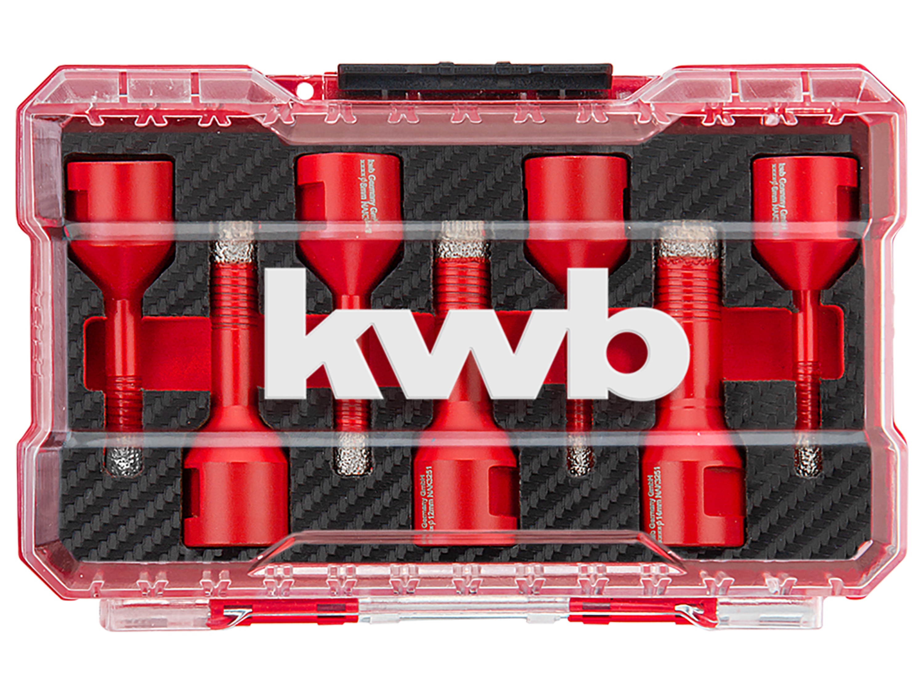 KWB M-CASE Fliesenbohrer Set, 7-teilig