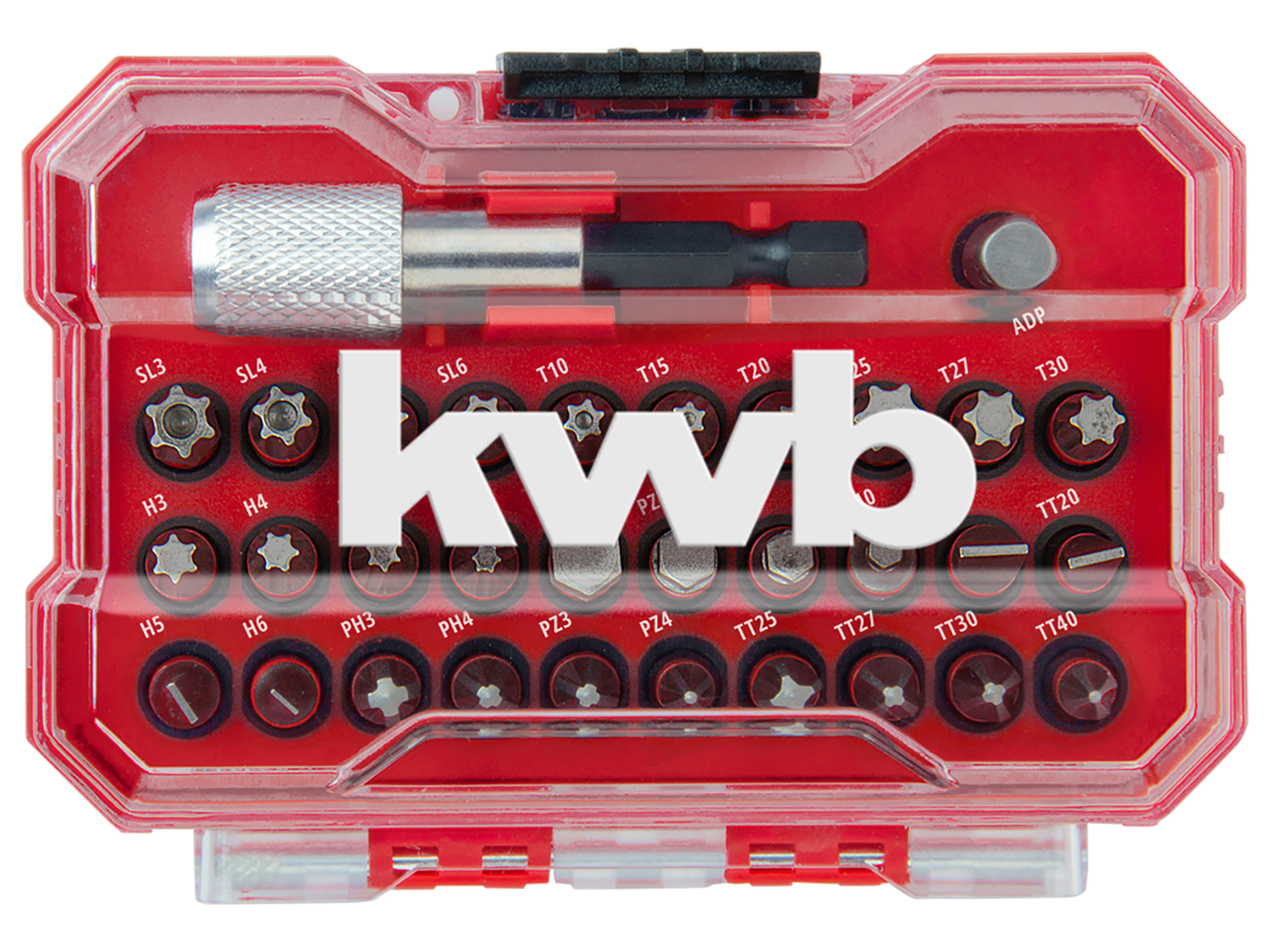 KWB XS-CASE Bitkassette, 32-teilig Bild 2