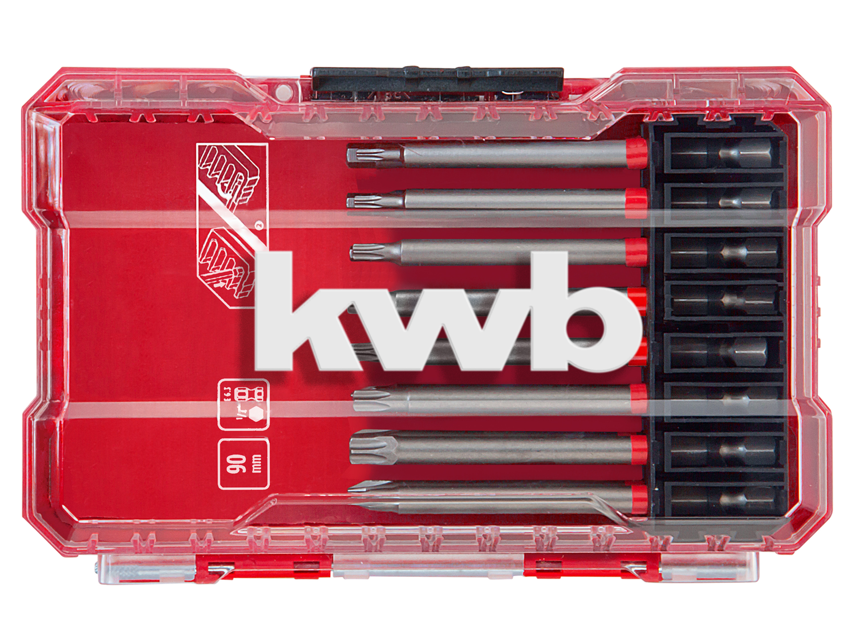 KWB M-CASE Bitkassette, 16-teilig Bild 2