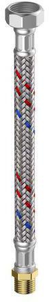 Flamco Meiflex Silikon-panzerschlauch M5725.1134.30 1" X 1" Ig/ag, 25 X 300 Mm, Edelstahlgeflecht