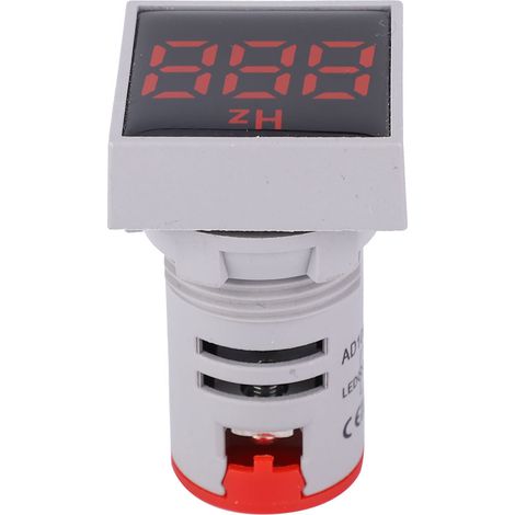 Tester De Fréquence Led Avec Affichage Numérique Ac100380v 2075hz - Indicateur De Fréquence, Précision Élevée, Rouge