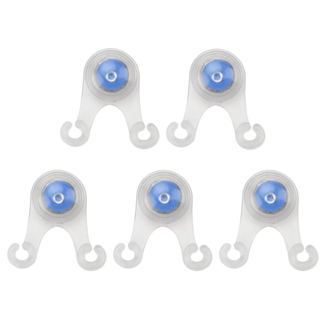 5-teiliges LED-Sicherheitsleuchten-Set für Camping, Zelt und Markise, Warnleuchten, Ambientebeleuchtung und blaues Warnlicht
