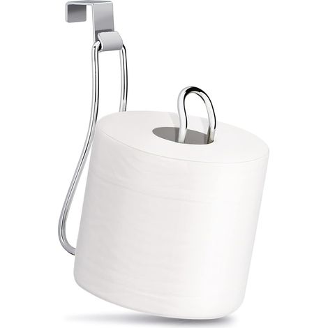 Toilet Paper Holder, Over The Tank Toilet Paper Holder, Toilet Paper Roll Holder, Bathroom Toilet Paper Storage（chrome）