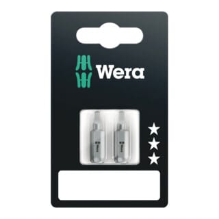 868/1 z sb Innenvierkant Bits, 1 x 25 mm, 2-teilig - Wera