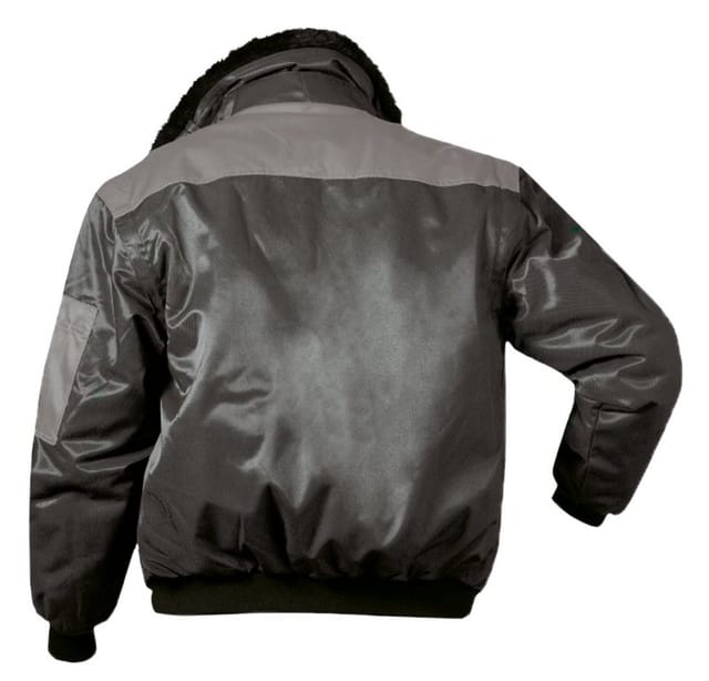 Pilotjacke askim Größe m schwarz/grau