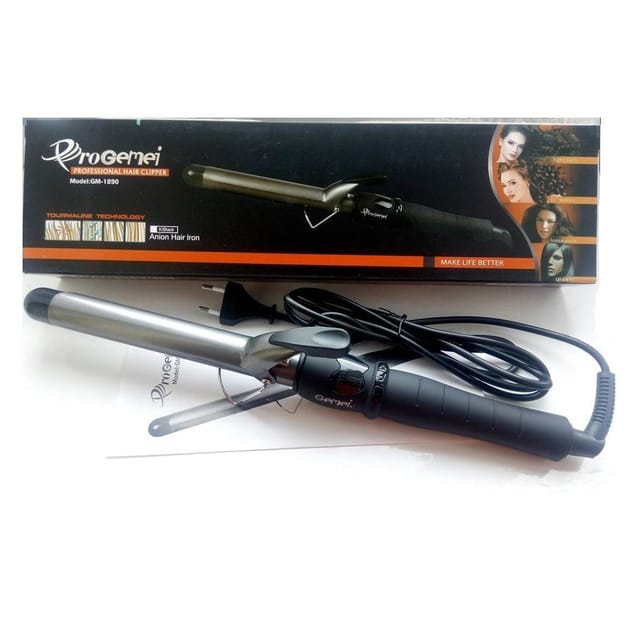 Trade Shop - PROFESSIONELLER KERAMIK-TURMALIN-HAAR-LOCKENSTAB GM-1890 THERMOSTAT -
