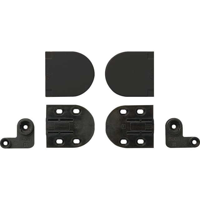 Lamp - Deckelscharnier HG-JHM16-50 klein Aluminium/Kunststoff schwarz