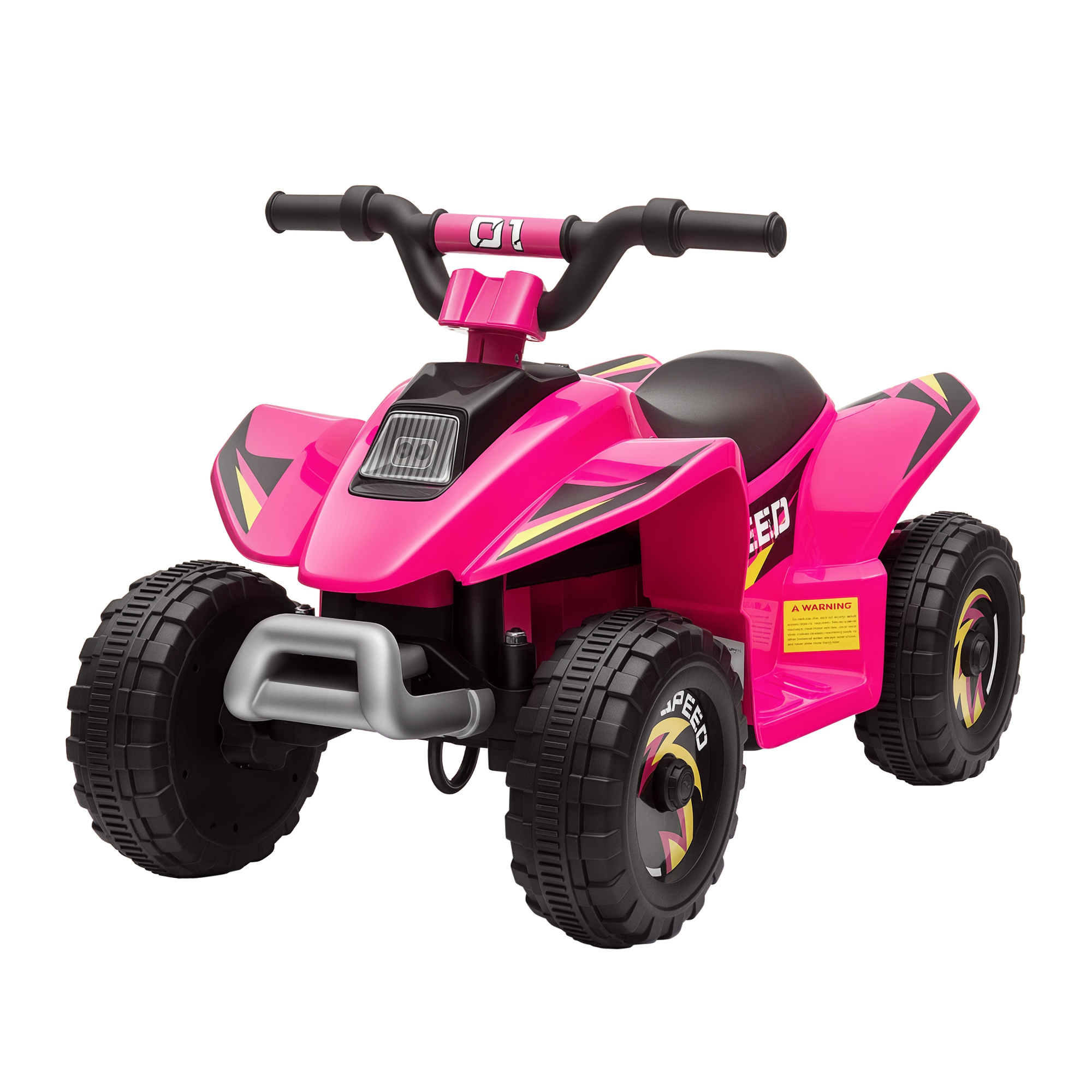 Rosa Elektrisches Quad Für Kinder Von 18-36 Monaten, 6v Mit Vorwärts-/rückwärtsgang, Abmessungen 72x40x45,5 Cm - Batteriebetriebenes Fahrzeug Für Kleinkinder