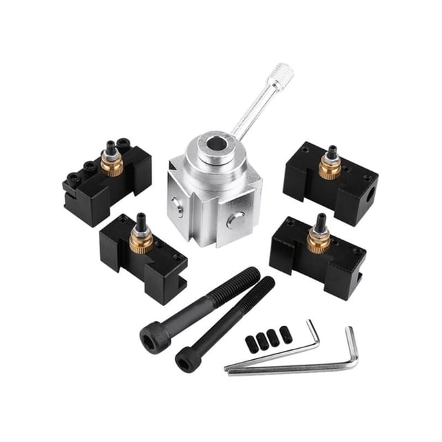 Schnellwechsel-Mini-Drehwerkzeughalter und Ständer-Set aus Aluminiumlegierung - Zoternen