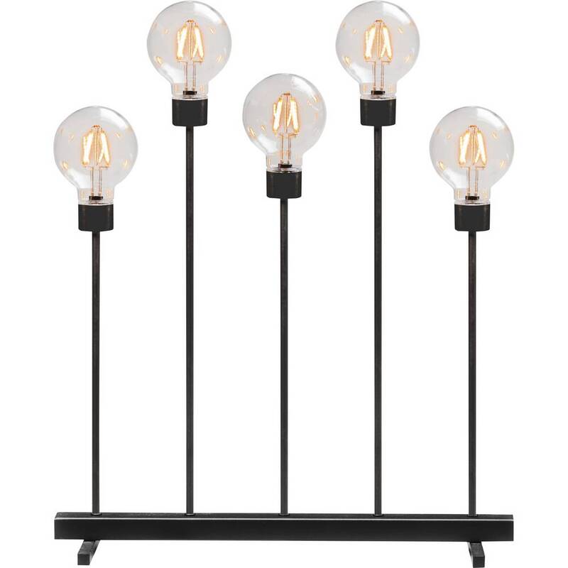 [neuwertig] B-ware Konstsmide 3963-710tr Led Szenerie Bernstein Led Lampe Schwarz Eek F Dimmbar