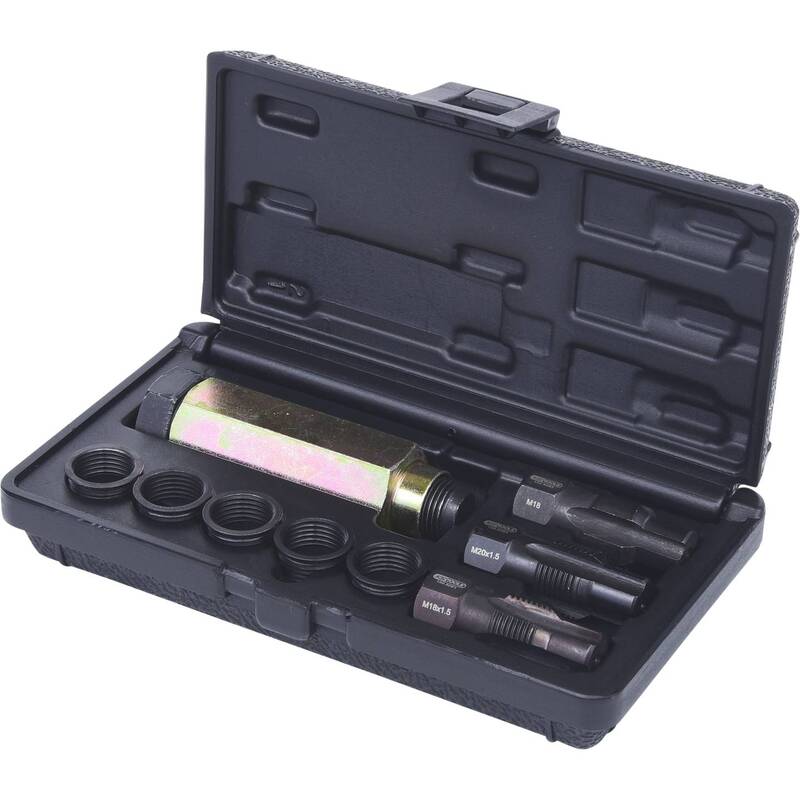 [neuwertig] B-ware Ks Tools Satz Set Gewindereparatur Threadfix M18 Lambdasonden Reparatur 9-tlg