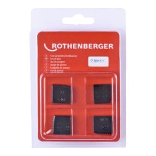 Rothenberger - sc Schneidbacken, npt, 3/4", 4 Stück - 070919X