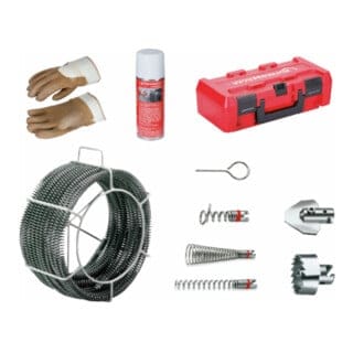 Spiralen-und Werkzeugset Standard, 32mm, ohne Führungsschlauch - 072962X - Rothenberger