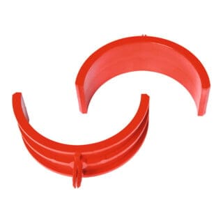 Rothenberger - Spannbackensatz für rocut 160, 140mm, 2 Halbschalen - 55031
