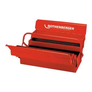 Montage-Werkzeugkasten, rot, 5-teilig, 530mm - 402312 - Rothenberger