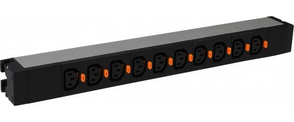 Legrand 646814 Stromverteilereinheit (pdu) 10 Ac-ausgänge 1u Schwarz