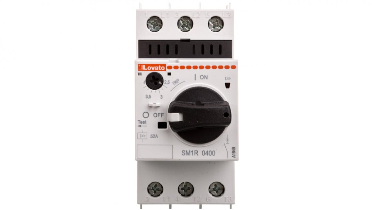 Motorschutzschalter Mit Drehknopf 1,5 Kw Bei 400 V Ac 2,5–4 A 100 Ka Sm1r0400