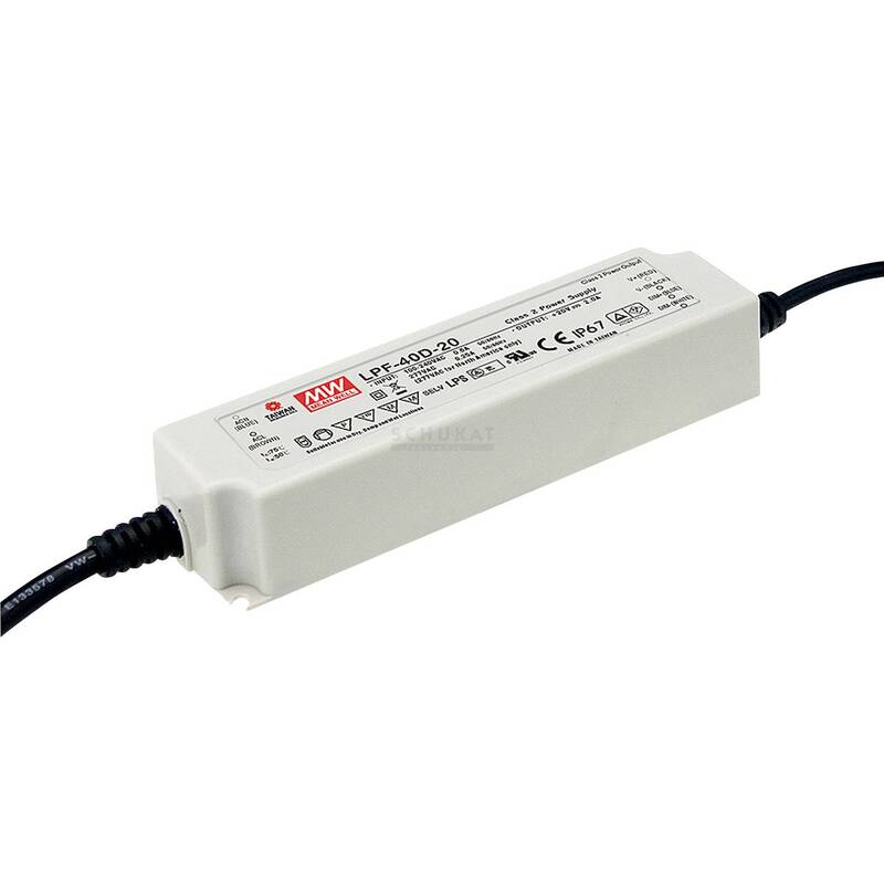 [neuwertig] B-ware Mean Well Led-treiber Netzteil Led-trafo Konstantspannung Dimmbar 40w 1.34a 30v