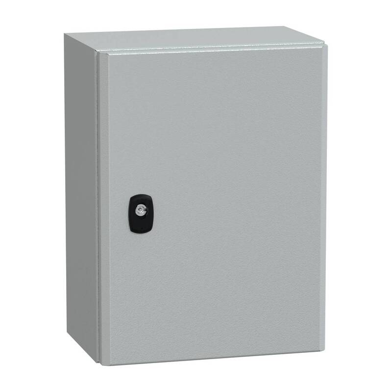 [neuwertig] B-ware Schneider Electric Schaltschrank Kasten Gehäuse Nsys3dex4320 Grau